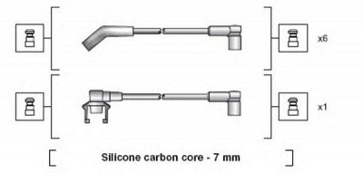 MAGNETI MARELLI 941318111128 -  Комплект проводов зажигания